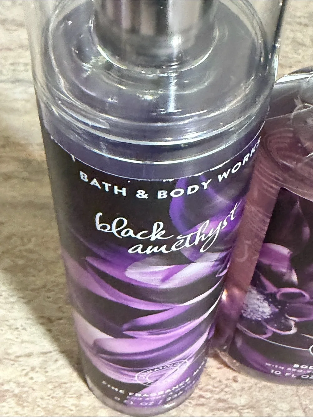 Bath & Body Works Discontinued Black Amethyst Body Wash, Mist, Body Lotion Trio